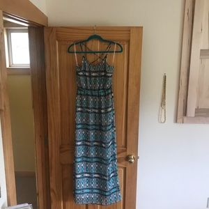 Tribal maxi dress